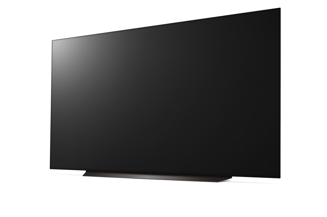 LG Телевизор Smart TV OLED evo AI C4 4K 83'' LG OLED83C4, Вид слева и сбоку на телевизор LG OLED evo, OLED C4, OLED83C4RLA, thumbnail 2