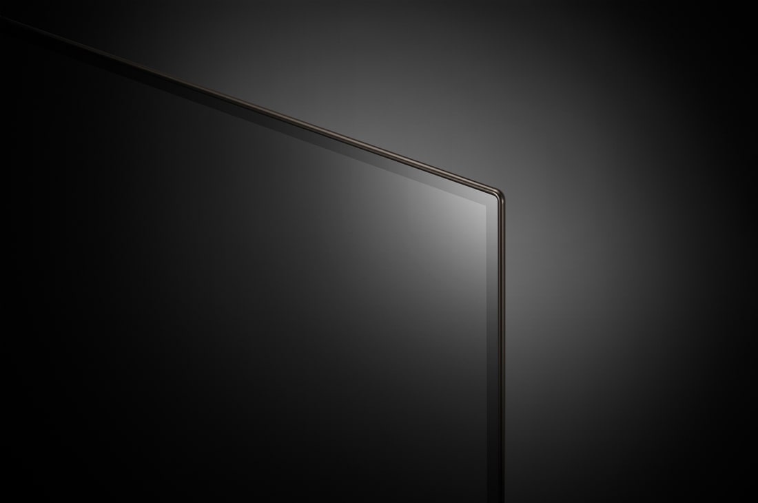 LG Телевизор Smart TV OLED evo AI C4 4K 83'' LG OLED83C4, Крупный план телевизора LG OLED evo, OLED C4, демонстрирующий верхний край, OLED83C4RLA, thumbnail 11