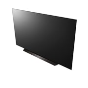 LG Телевизор Smart TV OLED evo AI C4 4K 83'' LG OLED83C4, Вид под углом сверху на телевизор LG OLED evo, OLED C4, OLED83C4RLA, thumbnail 9