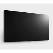 LG Телевизор Smart TV OLED evo AI G4 4K 55'' LG OLED55G4, Вид справа и сбоку на телевизор LG OLED evo, OLED G4, установленный на стене, OLED55G4RLA, thumbnail 5