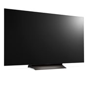 LG Телевизор Smart TV OLED evo AI C4 4K 77'' LG OLED77C4, Вид слева и сбоку на телевизор, OLED77C4RLA, thumbnail 6