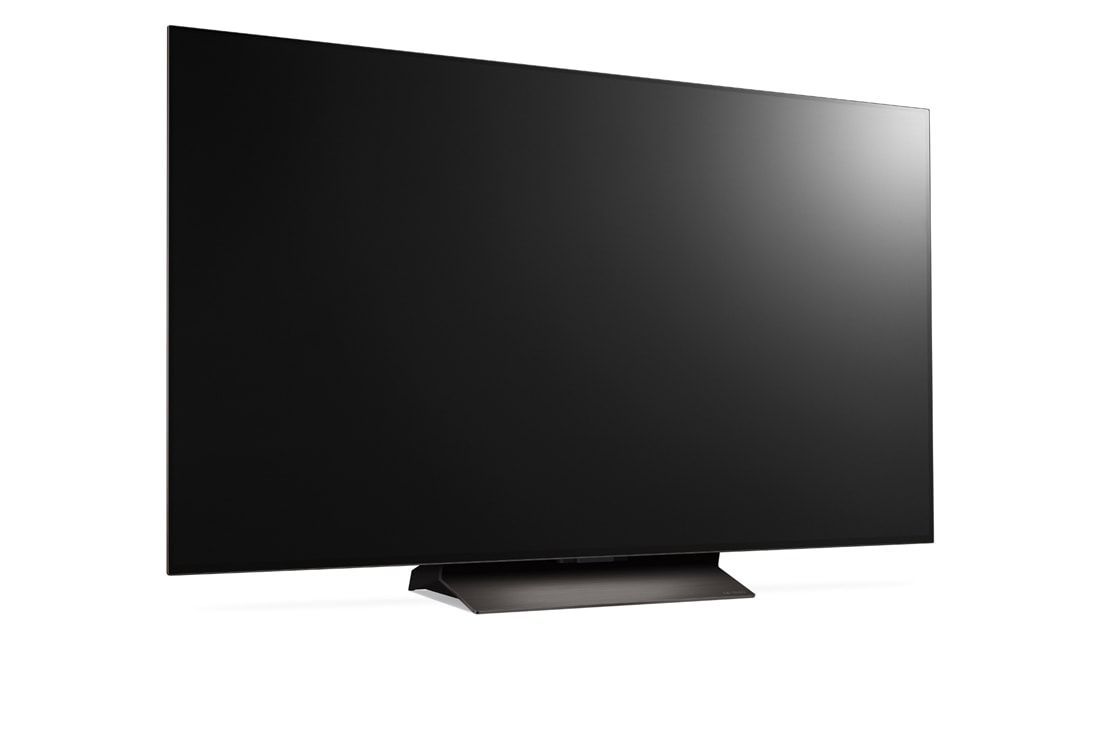 LG Телевизор Smart TV OLED evo AI C4 4K 55'' OLED55C4, Вид слева и сбоку на телевизор, OLED55C4RLA, thumbnail 6