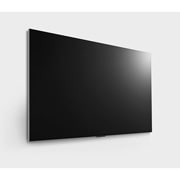 LG Телевизор Smart TV 77'' LG OLED evo AI G4 4K OLED77G4, Вид спереди на телевизор LG OLED evo, OLED G4, эмблему «OLED №1 в мире в течение 11 лет» и logo 5-летней гарантии на панель на экране, OLED77G4RLA, thumbnail 4