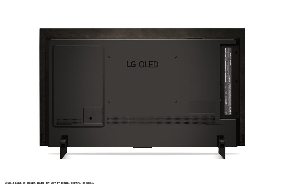 LG Телевизор Smart TV LG OLED evo AI C4 4K 42'' OLED42C4, Вид сзади на телевизор, OLED42C4RLA, thumbnail 7