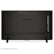 LG Телевизор Smart TV LG OLED evo AI C4 4K 42'' OLED42C4, Вид сзади на телевизор, OLED42C4RLA, thumbnail 7