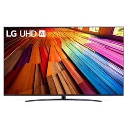Вид спереди на телевизор LG UHD TV2
