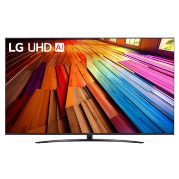Вид спереди на телевизор LG UHD TV1