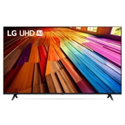 LG Телевизор LG 55UT80006LA 55'' UHD AI 4K, Вид спереди на телевизор LG UHD TV, 55UT80006LA, thumbnail 1