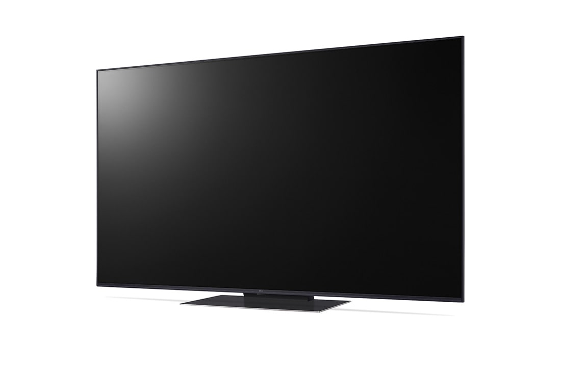 LG Телевизор LG 55UT91006LA 55'' UHD AI 4K, Вид слева под небольшим углом на телевизор LG UHD TV, UT90, 55UT91006LA, thumbnail 3