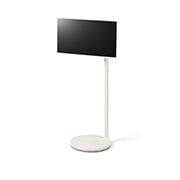 LG Мобильный телевизор 27'' LG StanbyME 27ART10AKPL, Вид горизонтального режима сбоку под углом 15 градусов с повернутым влево дисплеем, 27ART10AKPL, thumbnail 10