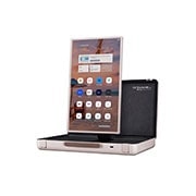 LG Мобильный телевизор 27'' LG StanbyME Go 27LX5QKNA | Кейс для переноски <p>Тип: <a href=/ru/lifestyle-televisions>Лайфстайл</a></p>, Вид сбоку под углом 48 градусов в вертикальном режиме, 27LX5QKNA, thumbnail 8