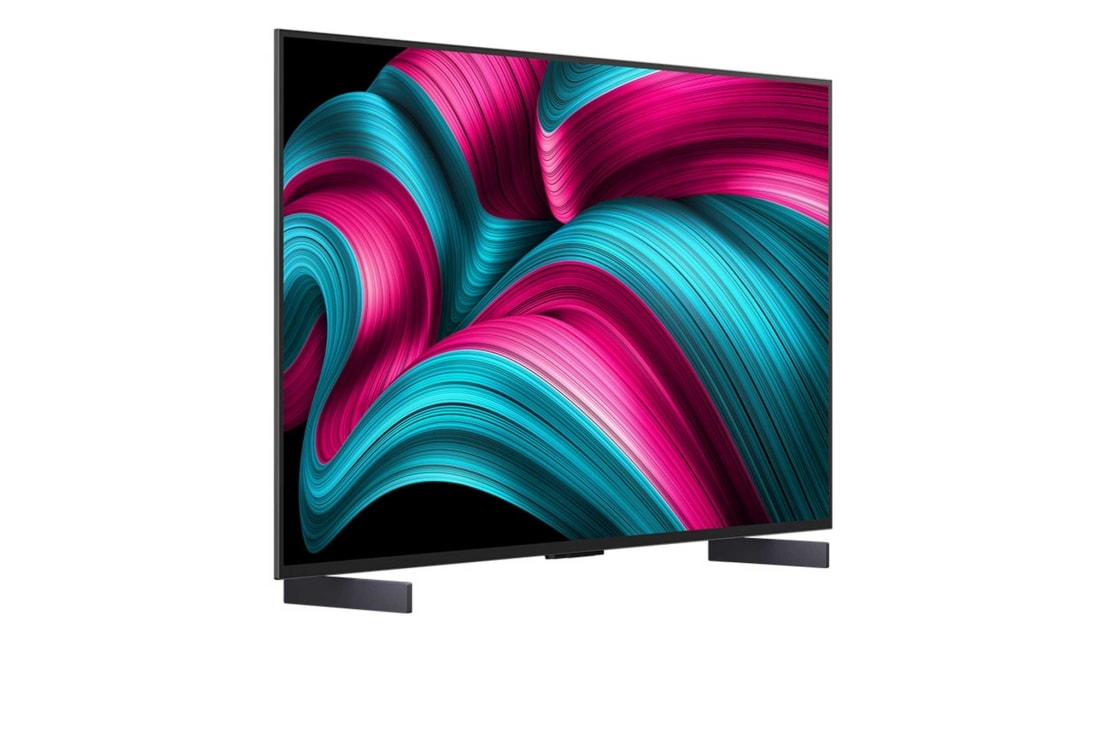 LG Телевизор LG OLED42C5RLA 42'' OLED C5 evo AI 4K 2025, Бокововой вид телевизора Smart TV LG OLED evo AI C5 4K., OLED42C5RLA, thumbnail 3