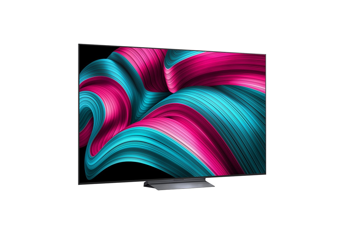 LG Телевизор LG OLED77C5RLA 77'' OLED C5 evo AI 4K 2025, right side, OLED77C5RLA, thumbnail 2