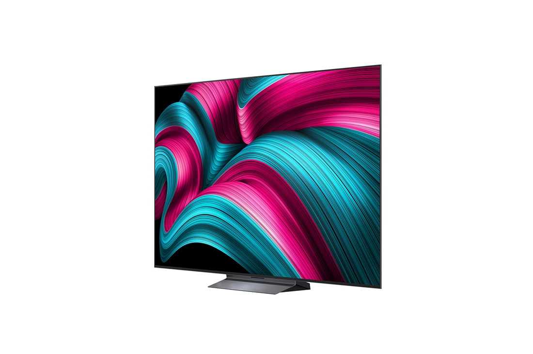 LG Телевизор LG OLED77C5RLA 77'' OLED C5 evo AI 4K 2025, left side, OLED77C5RLA, thumbnail 4
