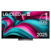 LG Телевизор LG OLED77C5RLA 77'' OLED C5 evo AI 4K 2025, front view, OLED77C5RLA, thumbnail 1