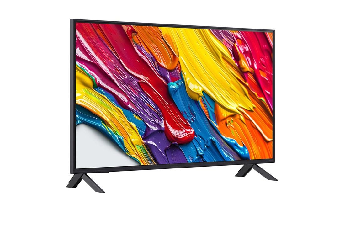 LG Телевизор LG 43QNED82A6B 43'' QNED AI 4K 2025, right view, 43QNED82A6B, thumbnail 2