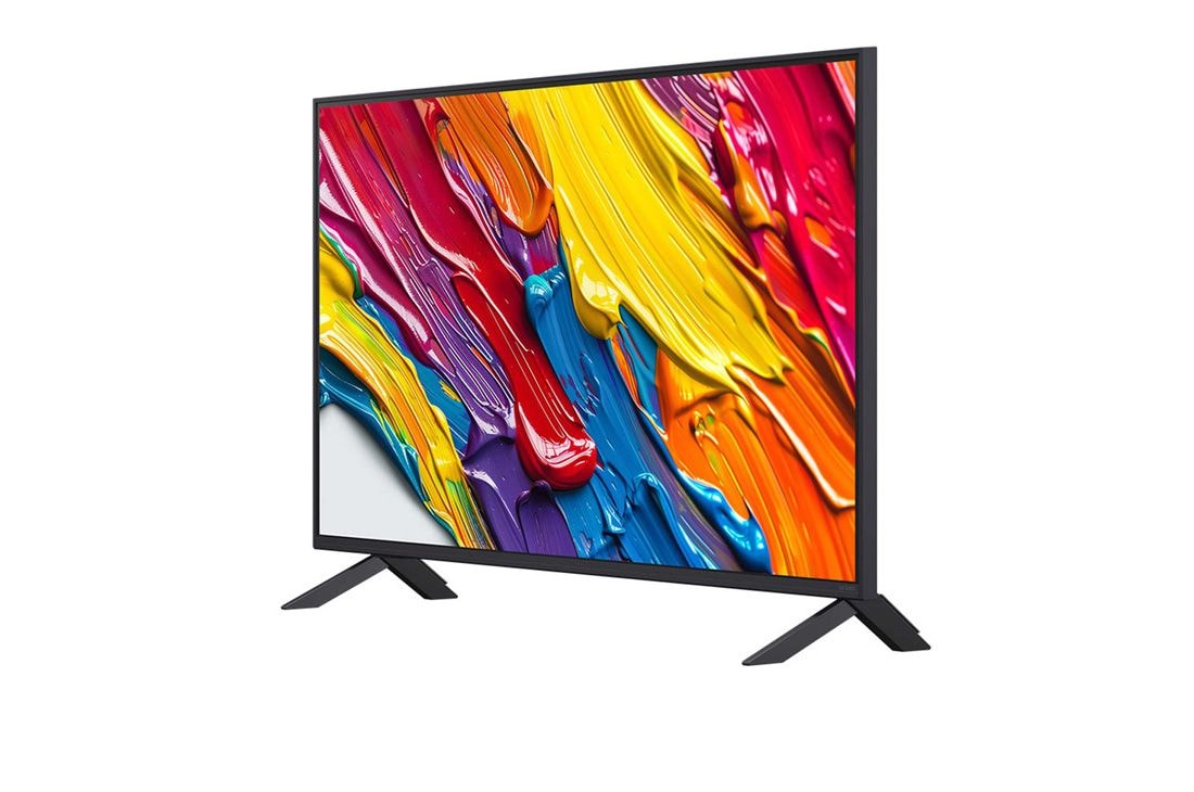 LG Телевизор LG 43QNED82A6B 43'' QNED AI 4K 2025, Left side view , 43QNED82A6B, thumbnail 4