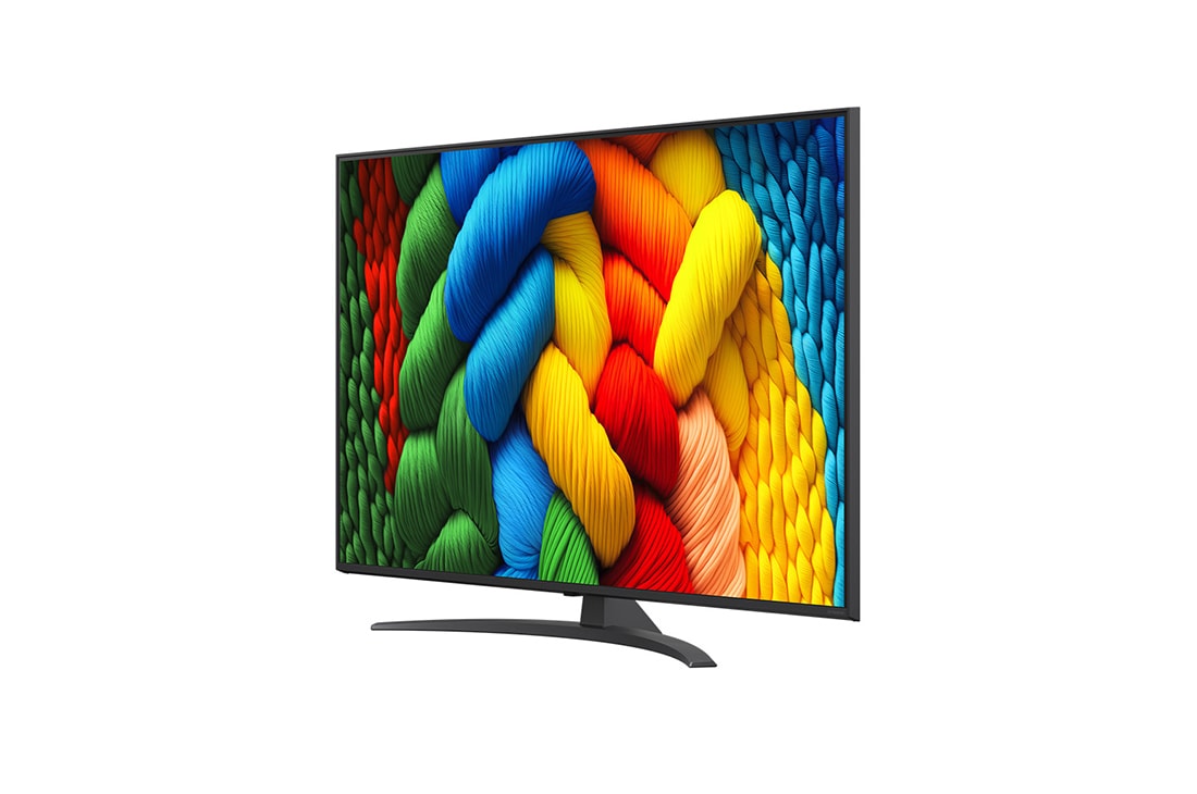 LG Телевизор LG 55NANO81A6A 55'' Nanocell AI 4K 2025, left side, 55NANO81A6A, thumbnail 4