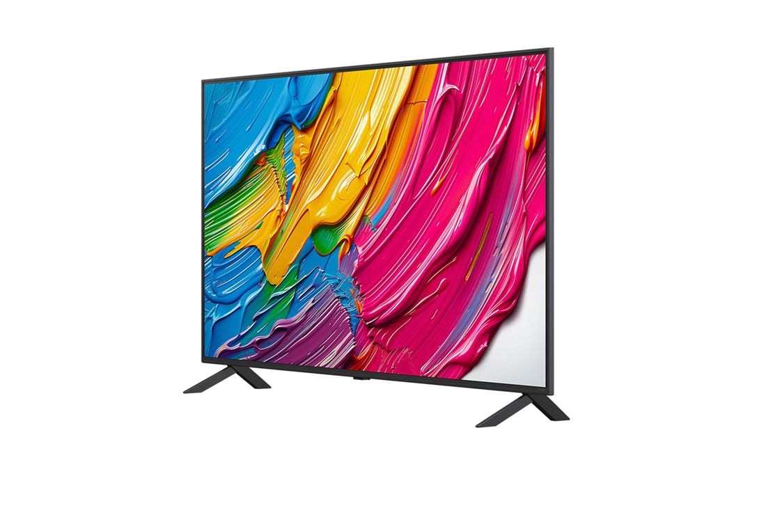 LG Телевизор LG 55QNED80A6A 55'' QNED AI 4K 2025, Left side view , 55QNED80A6A, thumbnail 4