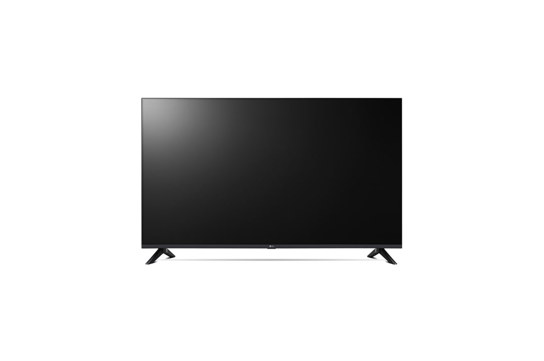 LG Телевизор LG 50UA73006LA 50'' UHD AI 4K 2025, Фронтальный вид телевизора LG UHD UA73 с черным экраном., 50UA73006LA, thumbnail 8