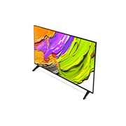 LG Телевизор LG 65QNED70A6A 65'' QNED AI 4K 2025, Крупный план рамки телевизора LG QNED70. Вид рамки сверху три четверти, видна сама рамка и ее угол., 65QNED70A6A, thumbnail 9