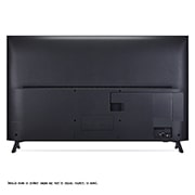 LG Телевизор LG 55QNED70A6A 55'' QNED AI 4K 2025, Фронтальный вид задней панели телевизора LG QNED70, видны разъемы на задней панели и подставка телевизора., 55QNED70A6A, thumbnail 7