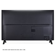 LG Телевизор LG 43QNED70A6A 43'' QNED AI 4K 2025, Фронтальный вид задней панели телевизора LG QNED70, видны разъемы на задней панели и подставка телевизора., 43QNED70A6A, thumbnail 3