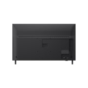 LG Телевизор LG 43UA74006LB 43'' UHD AI 4K 2025, Фронтальный вид задней панели телевизора LG UHD UA74, видны разъемы на задней панели и подставка телевизора., 43UA74006LB, thumbnail 11