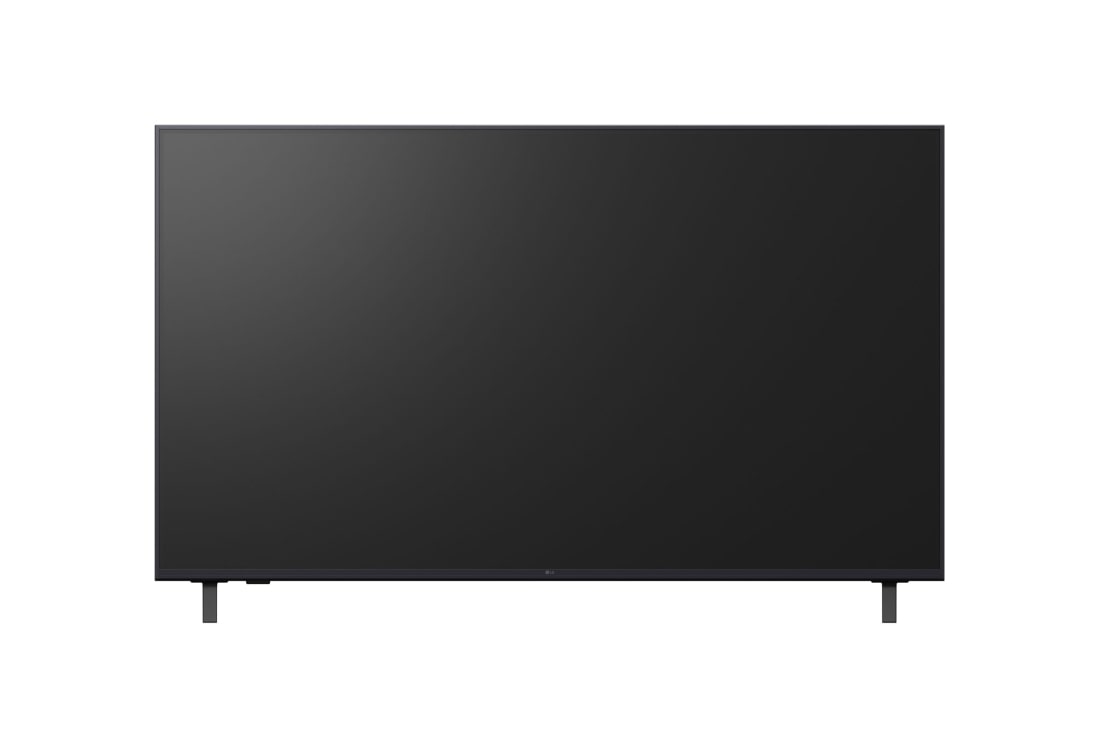 LG Телевизор LG 55UA74006LB 55'' UHD AI 4K 2025, Фронтальный вид телевизора LG UHD UA74 с черным экраном., 55UA74006LB, thumbnail 9