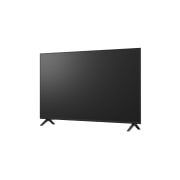 LG Телевизор LG 55UA74006LB 55'' UHD AI 4K 2025, Вид телевизора LG UHD UA74 на поворот справа в три четверти фронтальный с черным экраном., 55UA74006LB, thumbnail 15