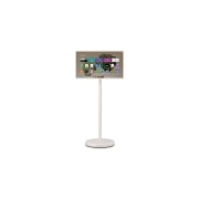 LG 27'' портативный сенсорный телевизор LG StanbyME 2, Вид спереди на LG StanbyME 2 на стойке., 27LX6TDGA, thumbnail 9