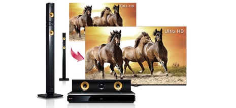 Преобразование до Ultra HD 2160p