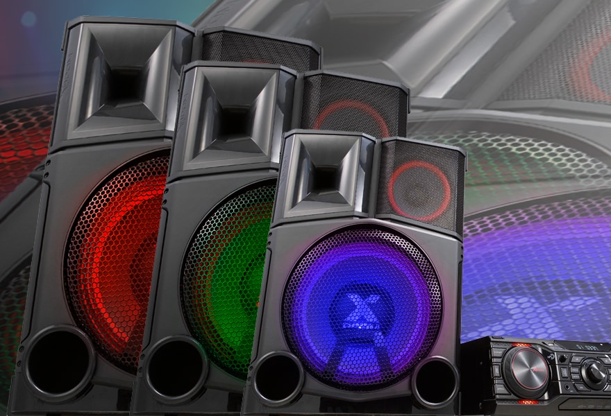 Цветная подсветка динамиков