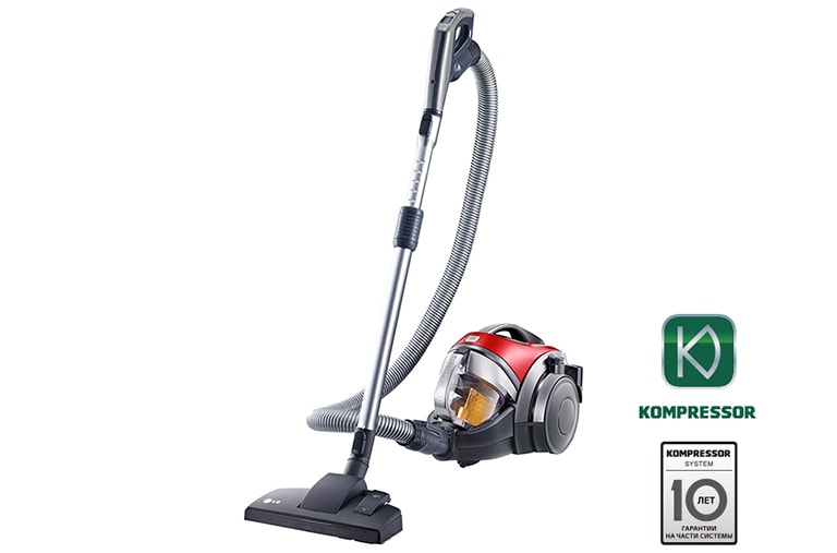 LG Пылесос с автоматической системой прессования пыли Kompressor, VC83202UHA, thumbnail 1