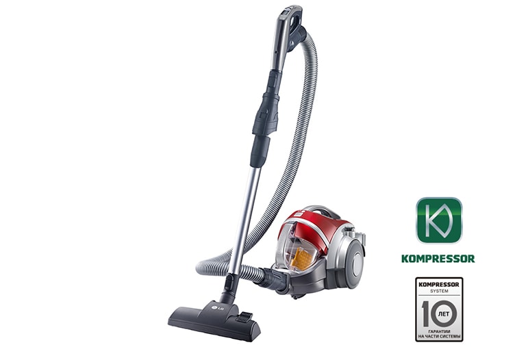 LG Пылесос с автоматической системой прессования пыли Kompressor, VK88504HUG, thumbnail 1