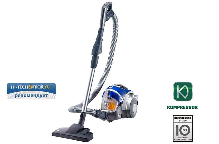 LG Пылесос с автоматической системой прессования пыли Kompressor, VC88888NHAQ, thumbnail 1