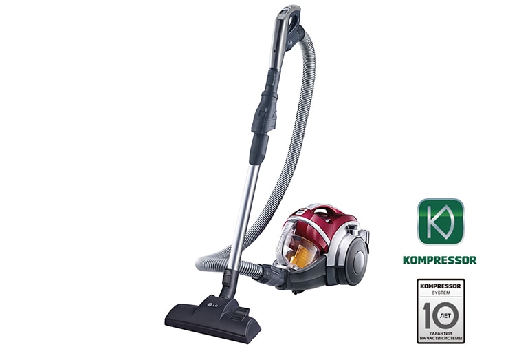 LG Пылесос с автоматической системой прессования пыли Kompressor, VC73201UHAP, thumbnail 1