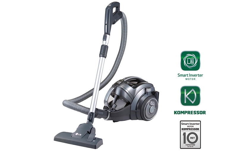 LG Беспроводной пылесос с системой прессования пыли Kompressor™ и технологией автоматического следования RoboSense™, VK89000HQ, thumbnail 1