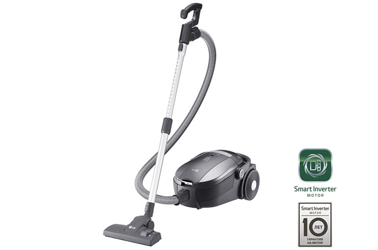 LG Пылесос с мешком для сбора пыли с мотором Smart Inverter Motor, VB8607NCAG, thumbnail 1