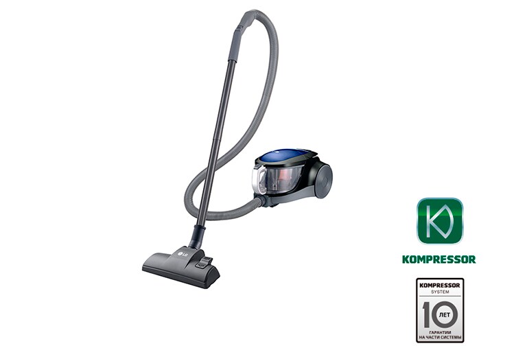 LG Компактный пылесос с простым контейнером, VK76A01RNDB, thumbnail 1