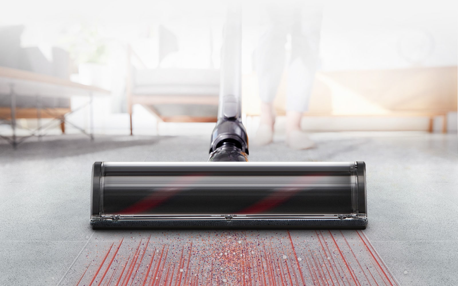 One vacuum cleaner – two motors