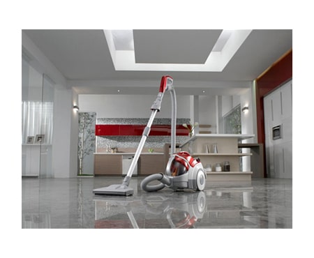 LG Безмешковый пылесос первой в мире технологией прессования пыли, VK8828HQ, thumbnail 4