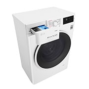 LG Стиральная машина узкая LG F2J6HS0W с паром, 7 кг, top deteregnt box open view, F2J6HS0W, thumbnail 8