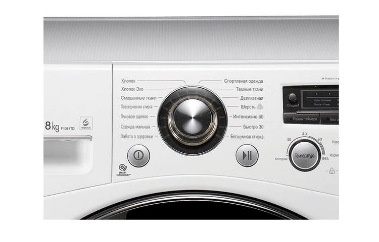 LG Полноразмерная стиральная машина LG с cистемой прямого привода, F1081TD, thumbnail 5