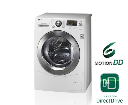 LG Стиральная машина LG Inverter Direct Drive с технологией 6 MOTION, F1280ND