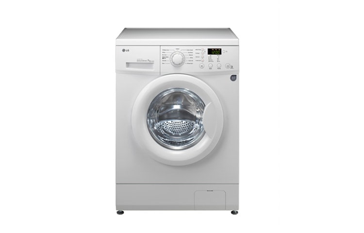 LG Полноразмерная стиральная машина с загрузкой 7 кг с прямым приводом и функцией мобильной диагностики Smart Diagnosis, F1292QD, thumbnail 1