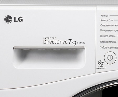 LG Узкая стиральная машина 7 кг с прямым приводом и технологией ''6 движений заботы'', F1294HD, thumbnail 5