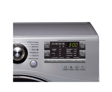 LG Новая узкая стиральная машина LG с технологией ''6 Движений заботы'' и сенсорным дисплеем, F12A8HD5, thumbnail 4