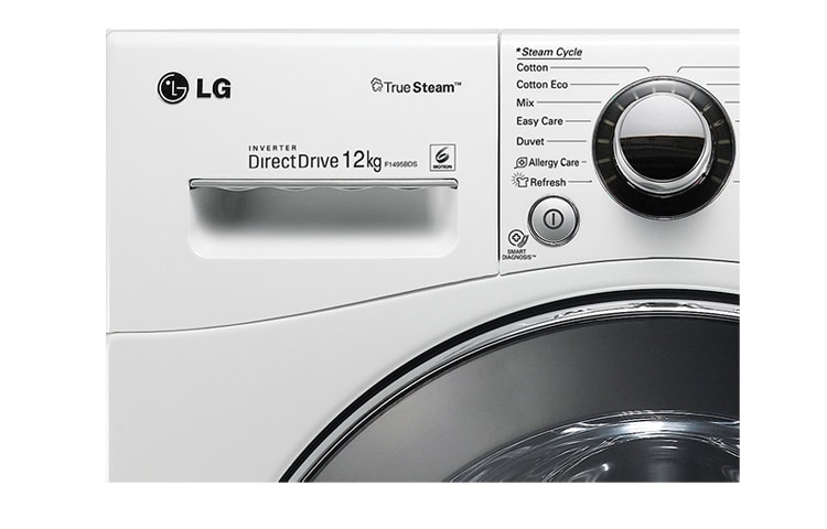 LG Стиральная машина LG с функцией пара TrueSteam, F1495BDS, thumbnail 2