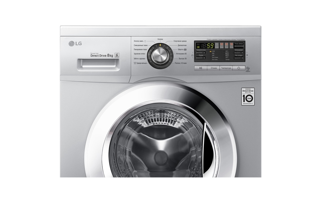 LG Стиральная машина LG F1296TD4, <br>прямой привод, 8кг, F1296TD4, thumbnail 10